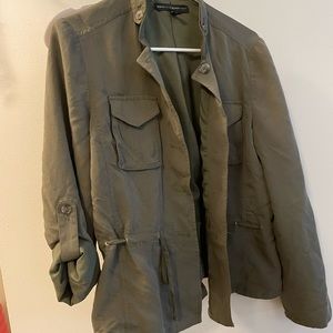 Olive Green White House Black Market jacket